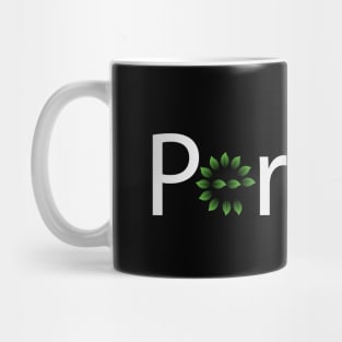 Nature is perfect artistic typography design Mug